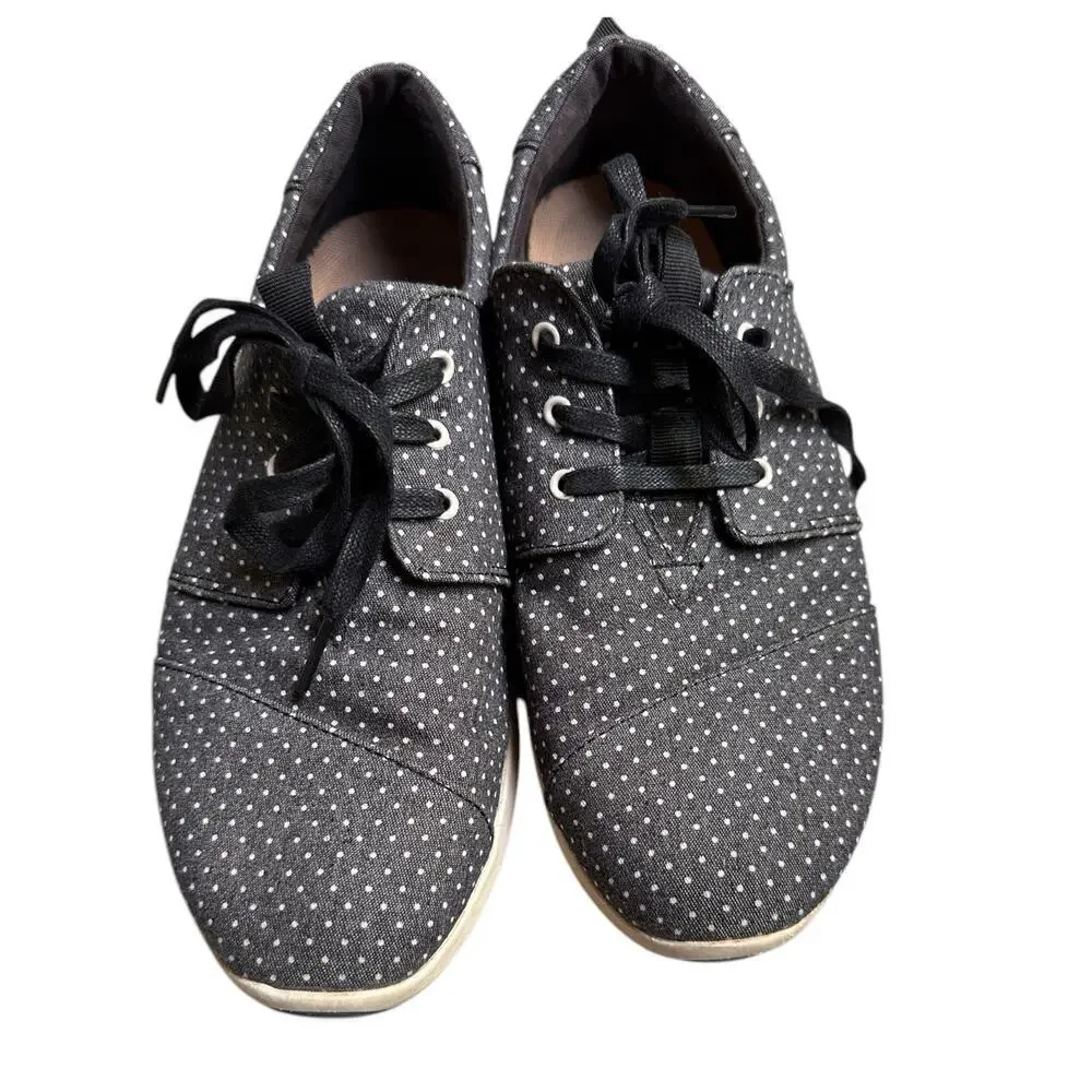 TOMS Women’s Size 11 / Men’s 9 Polka Dot Lace-Up Sneakers